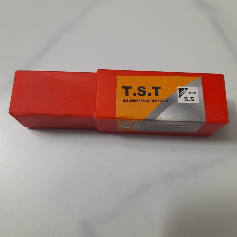 مته آهن کبالت دار شماره 5.5 T.S.T (بسته 10 تایی) مته کبالت نمره پنج و نیم