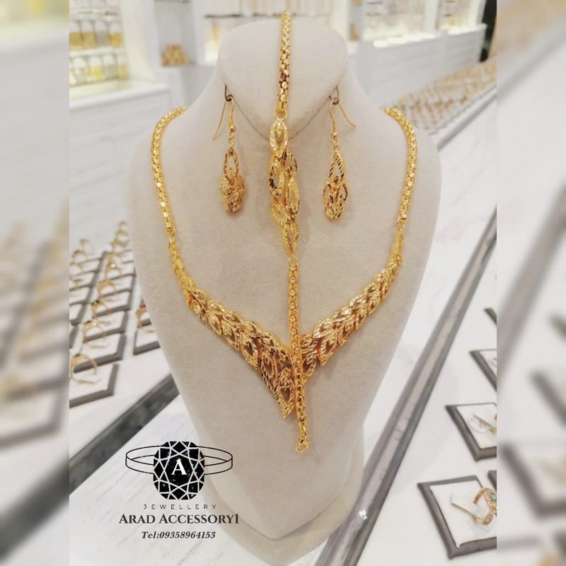 سرویس برنجی اب طلا