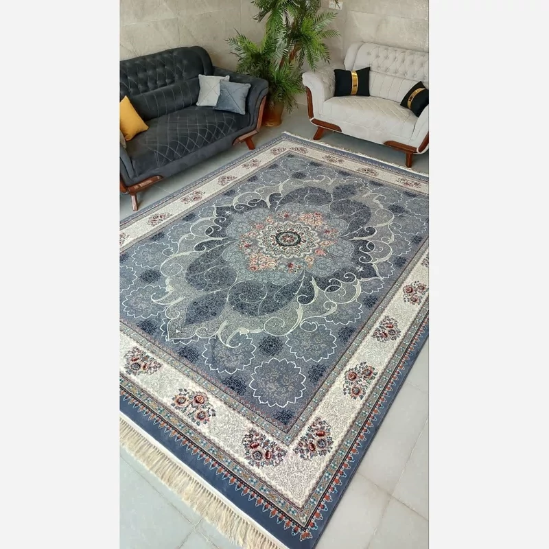 فرش چکاوک ماشینی دلفینی 6متری 700شانه تراکم 2100 نخ ورژن