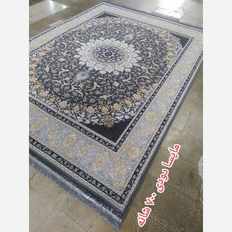 فرش مایسا 9متری 700شانه تراکم 2100 نخ ورژن دودی