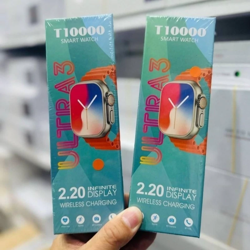 ساعت هوشمند T10000 ultra ورژن 2024  تمام صحفه بالاترین کیفیت بازار بشرط اصالت