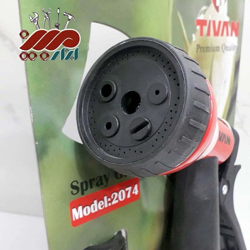 آب پاش بدنه فلزی 2074 4 حالته برند تیوان محصول فروشگاه مبین ابزار