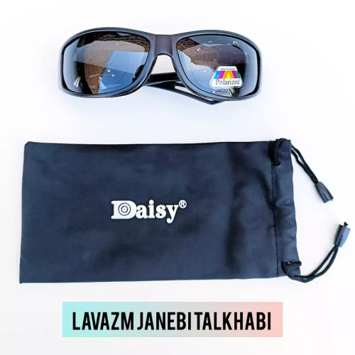 عینک آفتابی تک لنز دایزی Daisy پلاریزه (وارداتی)،به همراه تستر پلاریزه جهت اطمینان از پلاریزه بودن لنزها (عینک ماهیگیری)