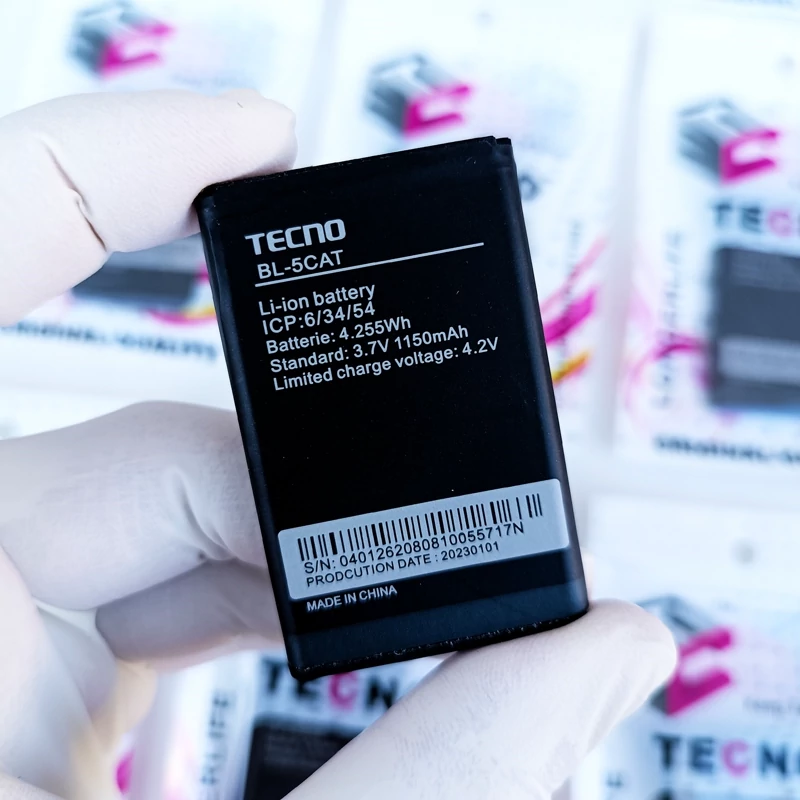 باتری موبایل تکنو TECNO (آی سی دار) مدل BL-5CAT با ظرفیت 1150 میلی آمپر ساعت،مناسب برای گوشی های برند Nokia (تخفیف ویژه)