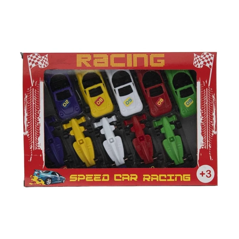 ماکت ماشین بازی مدل speed car racing بسته 10 عددی