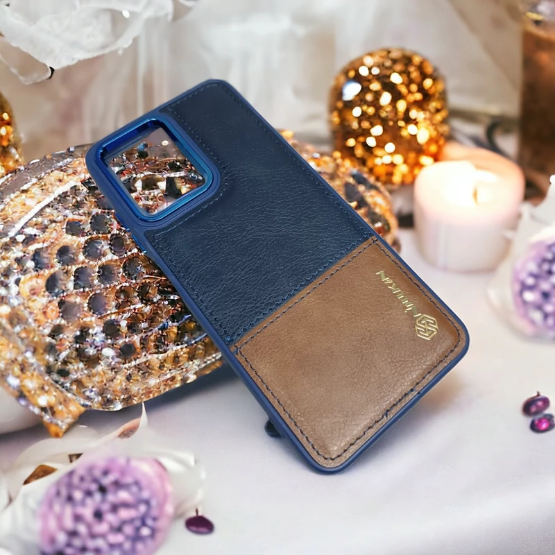 کاور چرمی دکمه فلزی مدل NILKIN مناسب برای گوشی موبایل Xiaomi Poco X4 GT
