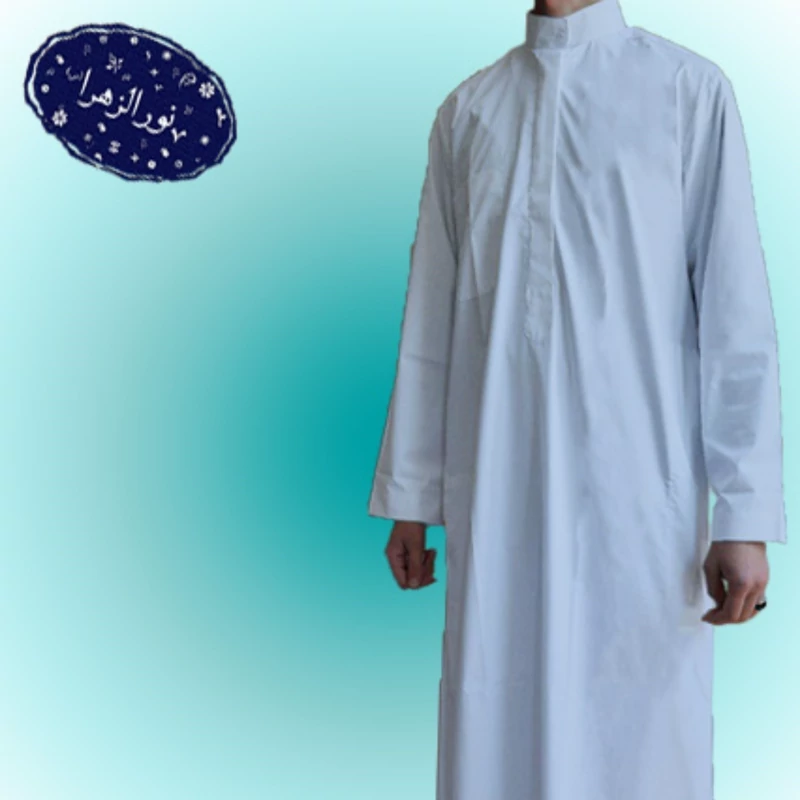 دشداشه زبده سفید سایز مدیوم ال ایکس لارج