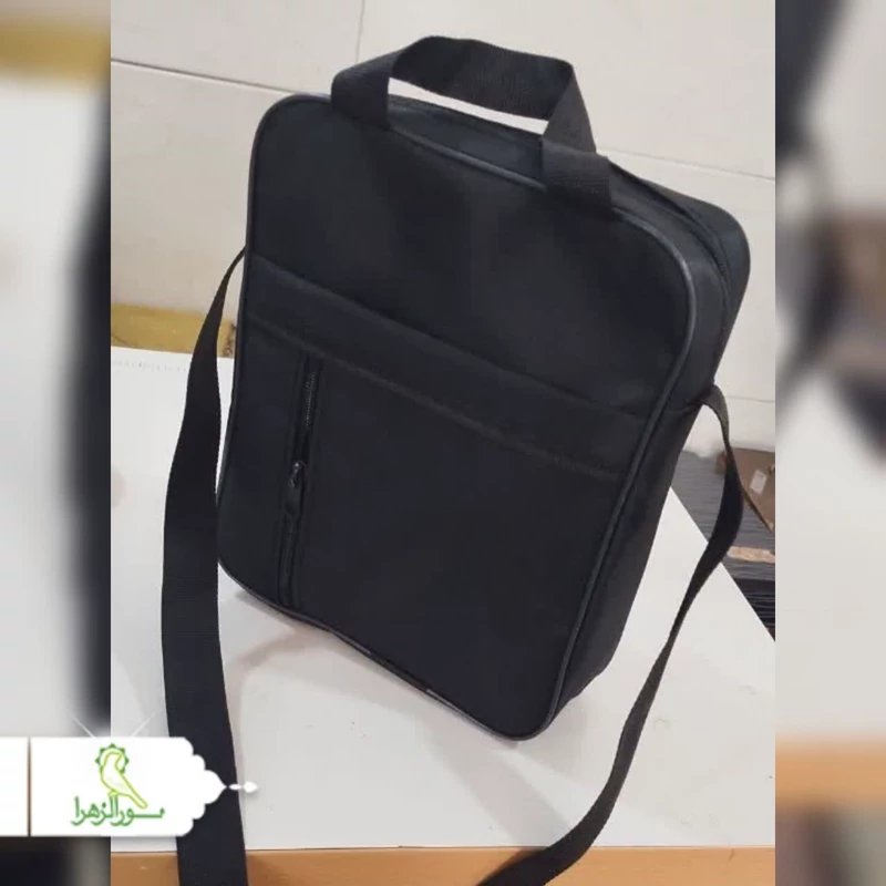 کیف دوشی راهیان نور مشکی ساده 100 عددی