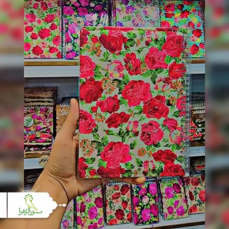 دفتر مشق گلگلی 60 برگ 5 عددی