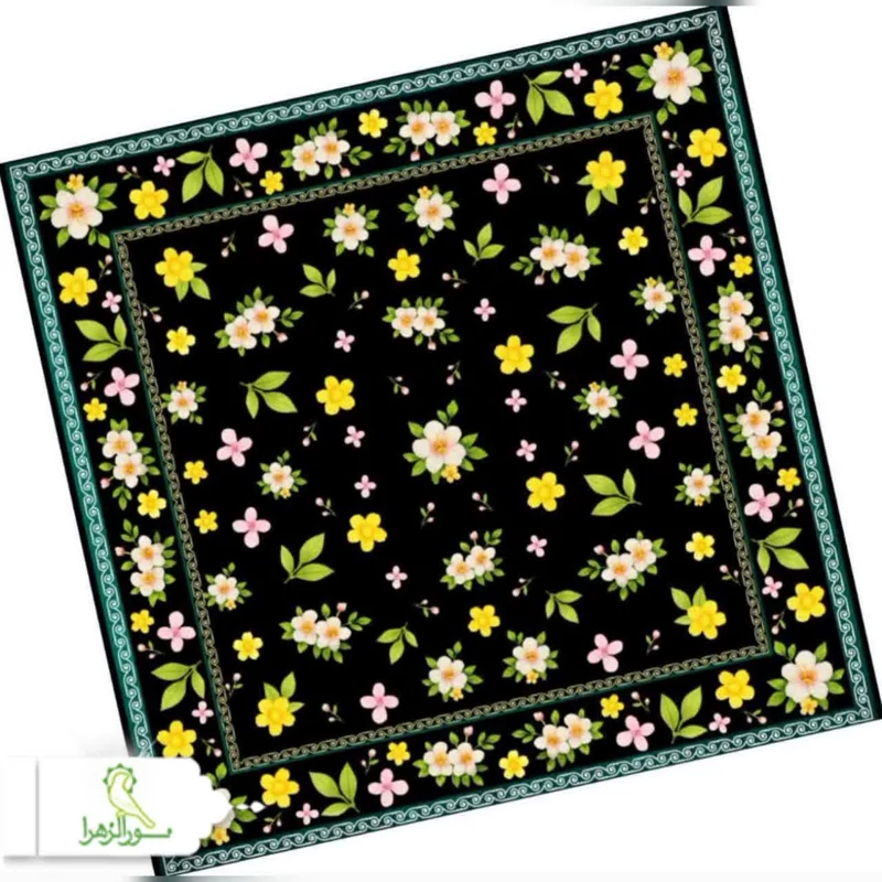روسری دخترانه محرمی قواره 110 بسته 6 عددی