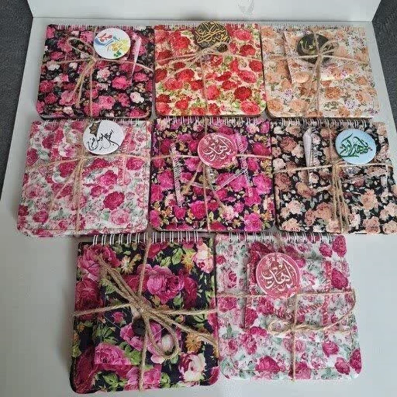 دفترچه گلگلی مربعی 20  عددی