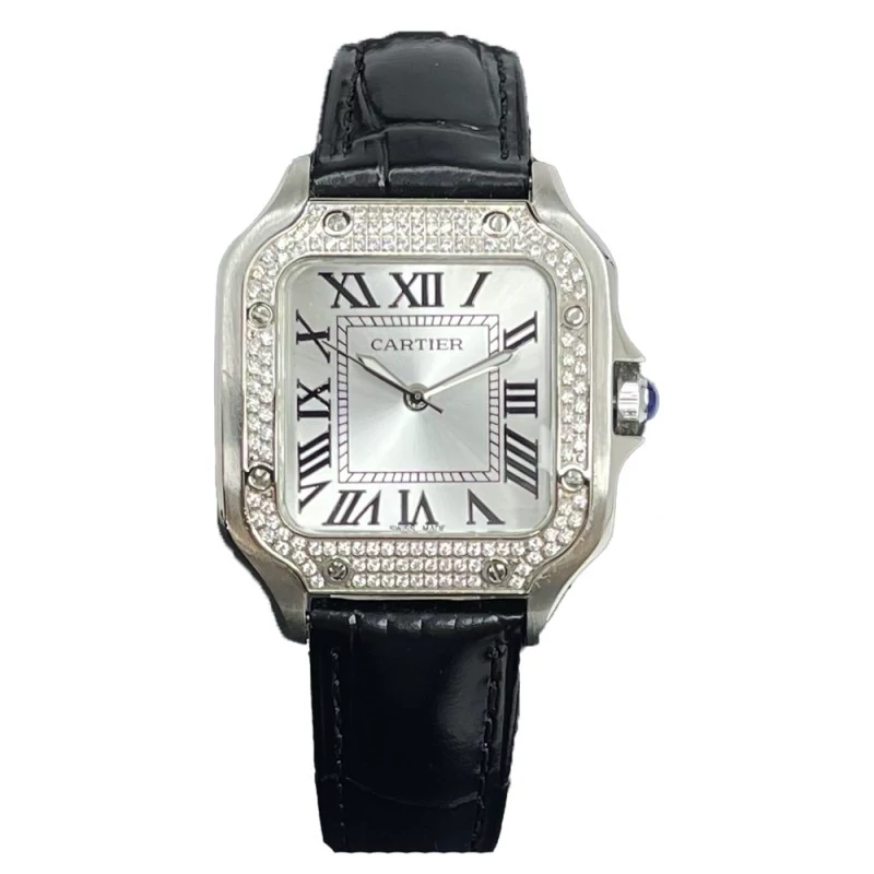 ساعت مچی زنانه کارتیر مدل Cartier Santos Diamonds 1629Q