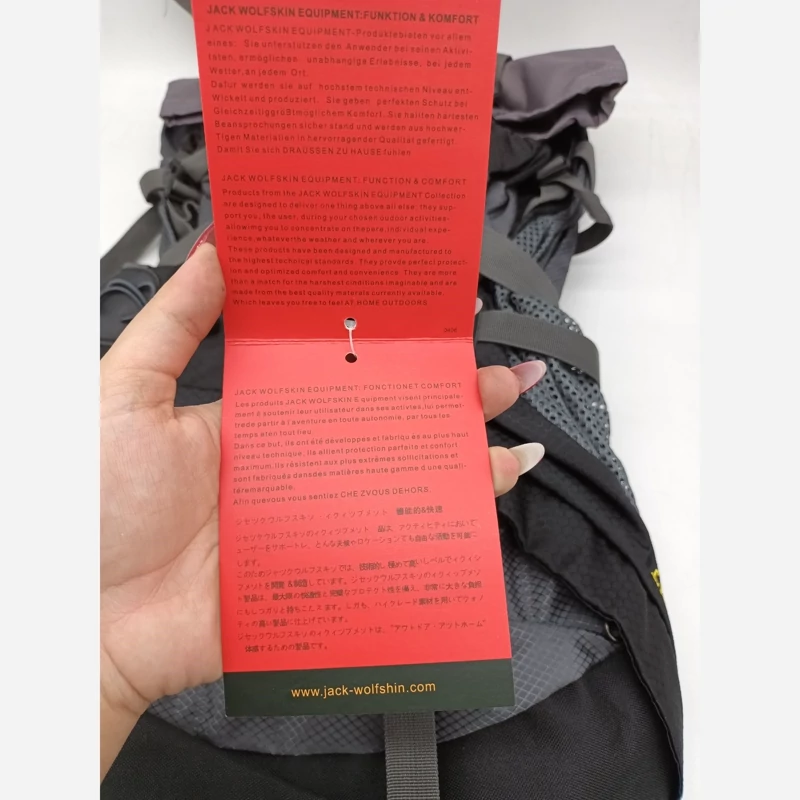 کوله پشتی برند JAK WOLFSKIN رنگ مشکی کد1773