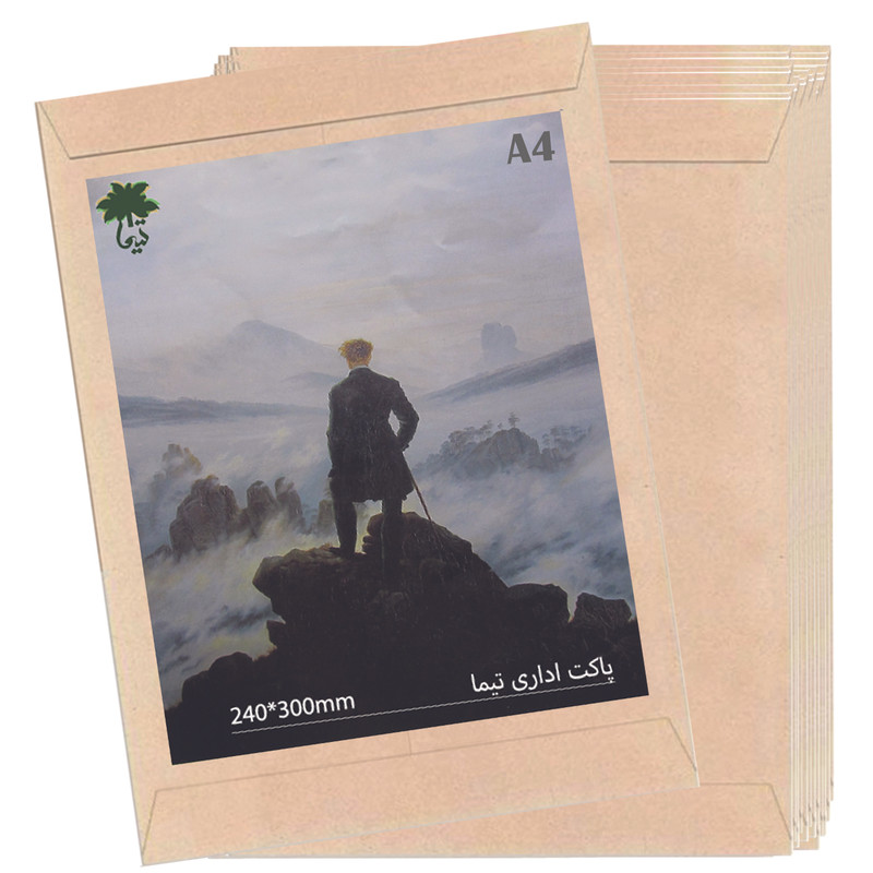 پاکت تیما مدل Pulp بسته 100 عددی