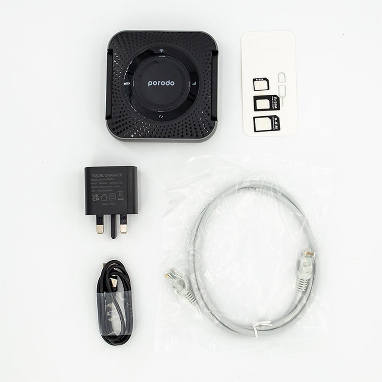 مودم 4G LTE قابل حمل پرودو مدل PD-4GCPME-BKGY PORTABLE ROUTER