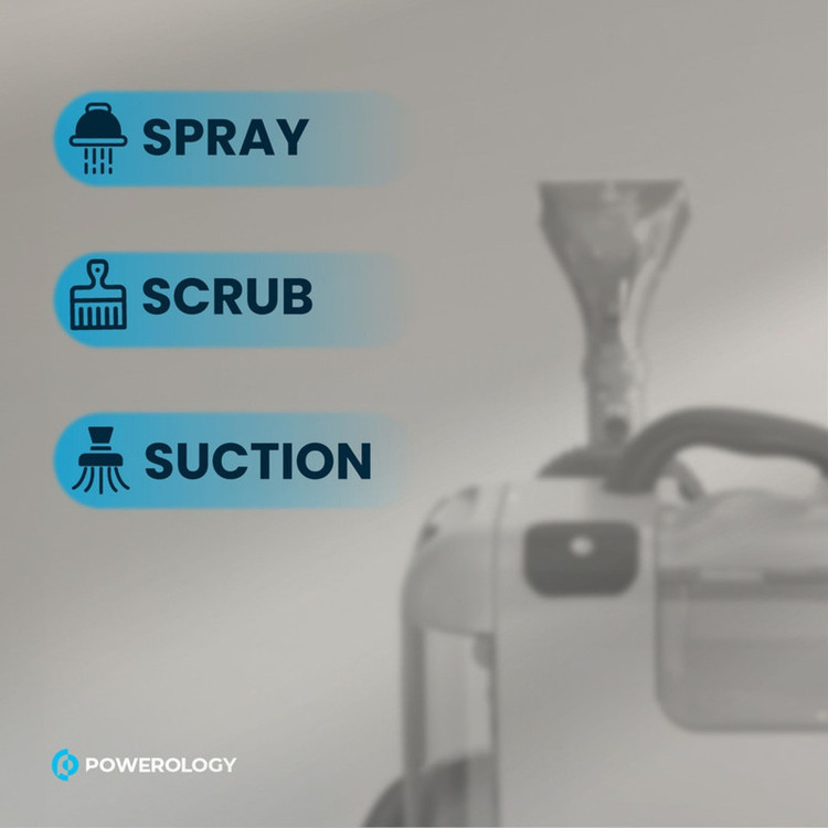 فرش شوی و مبل شوی پاورولوجی مدل Spot Stain Cleaner Hot Water Steam