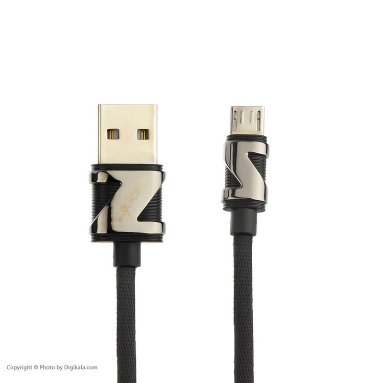 کابل تبدیل USB به لایتنینگ زوپین مدل ZP-S25 -A طول 1 متر