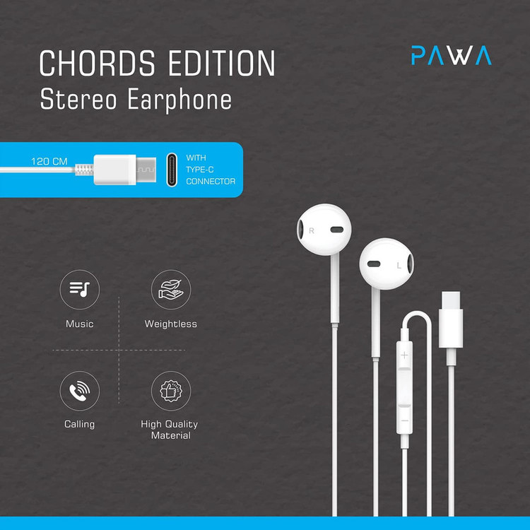 هندزفری پاوا مدل Chords Series Stereo