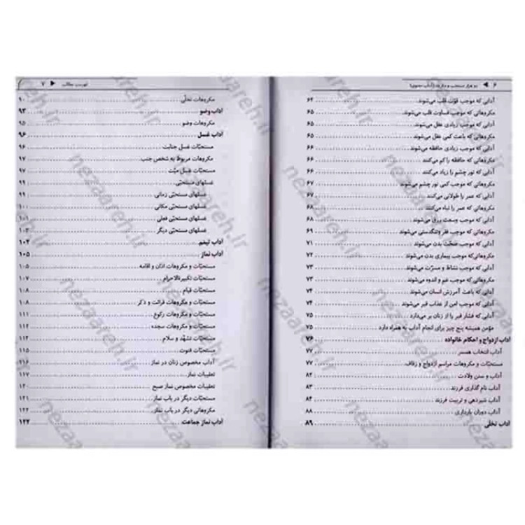 کتاب 2000 مستحب و مکروه ( آداب معنوی ) نویسنده روح الله ولی ابرقویی ناشر مشهور