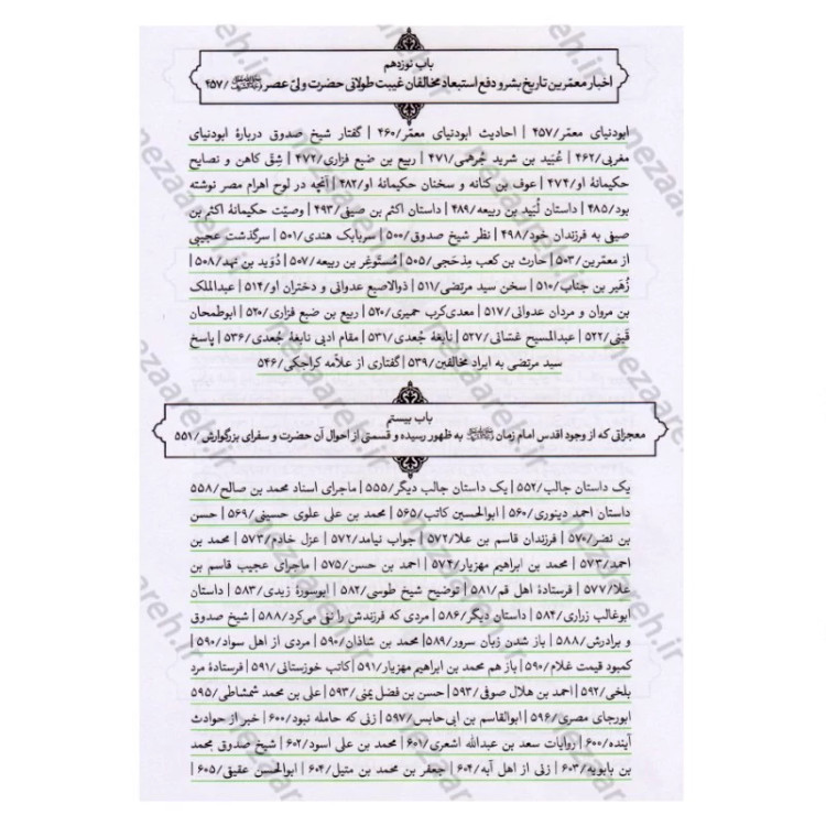 کتاب مهدی موعود (ترجمه جلد سیزدهم بحارالانوار) اثر علامه محمد باقر مجلسی (ره) مترجم علی دوانی