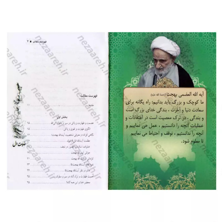 کتاب خلوت دل (سیره عرفانی حضرت آیت الله بهجت، نگاهی به زندگی و کرامات ایشان و به همراه آلبوم عکسهای ایشان)
