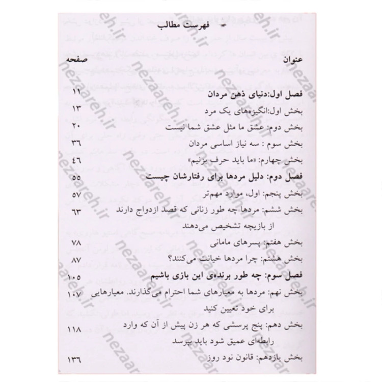 کتاب مثل مردان فکر کنید، مثل زنان رفتار کنید (آنچه زنان باید قبل از ازدواج درمورد مردان بدانند) اثر استیو هاروی
