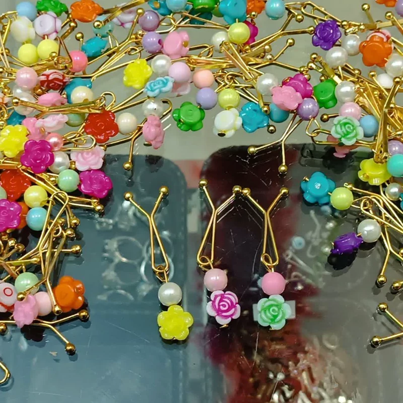 گیره روسری تک گل