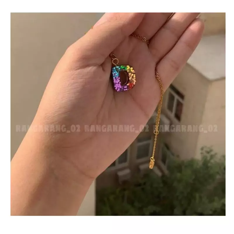 گردنبند حروف استیل
