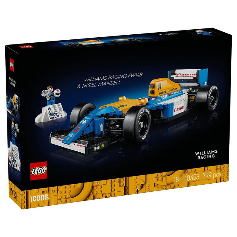 لگو سری آیکون مدل Williams Racing FW14B & Nigel Mansell کد 10353