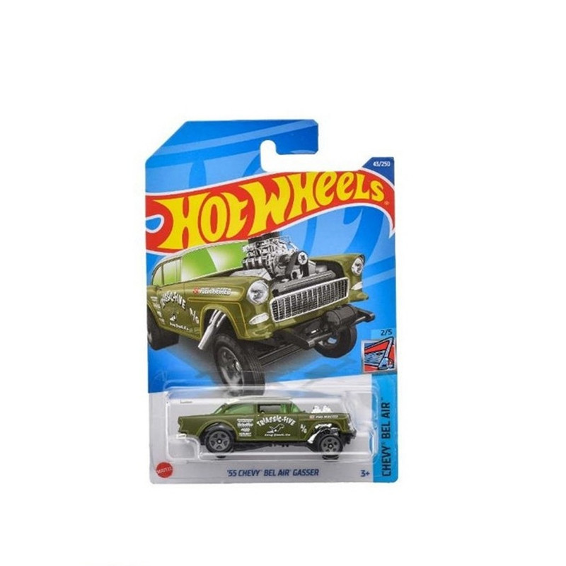 ماشین بازی هات ویلز مدل 55 CHVY BEL AIR GASSER