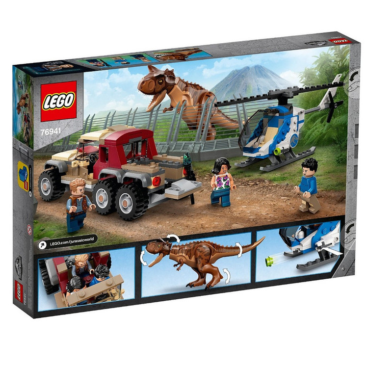 لگو مدل ژوراسیک ورد Carnotaurus Dinosaur Chase کد 76941