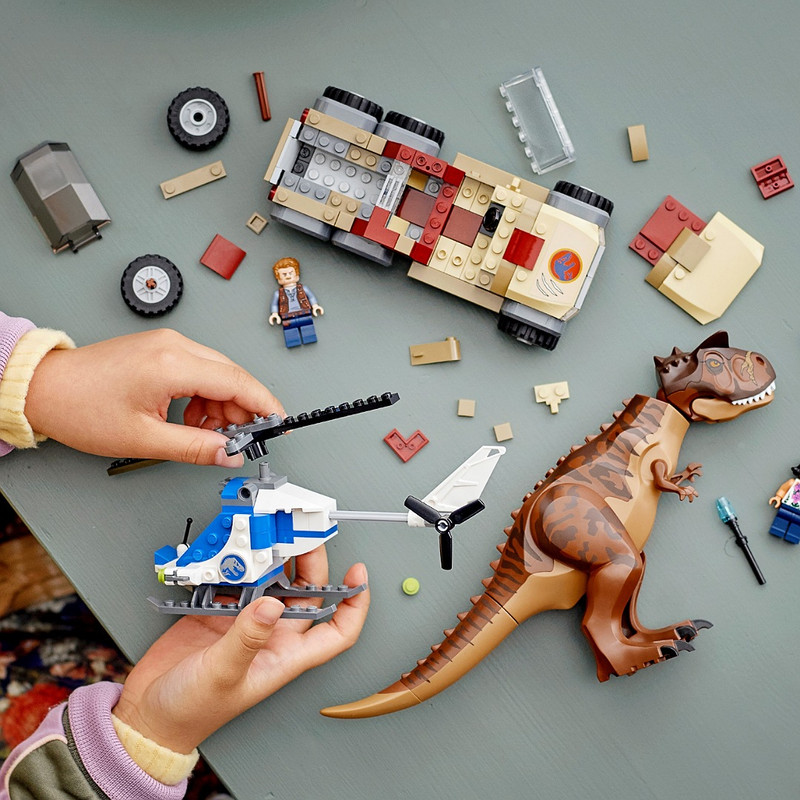 لگو مدل ژوراسیک ورد Carnotaurus Dinosaur Chase کد 76941