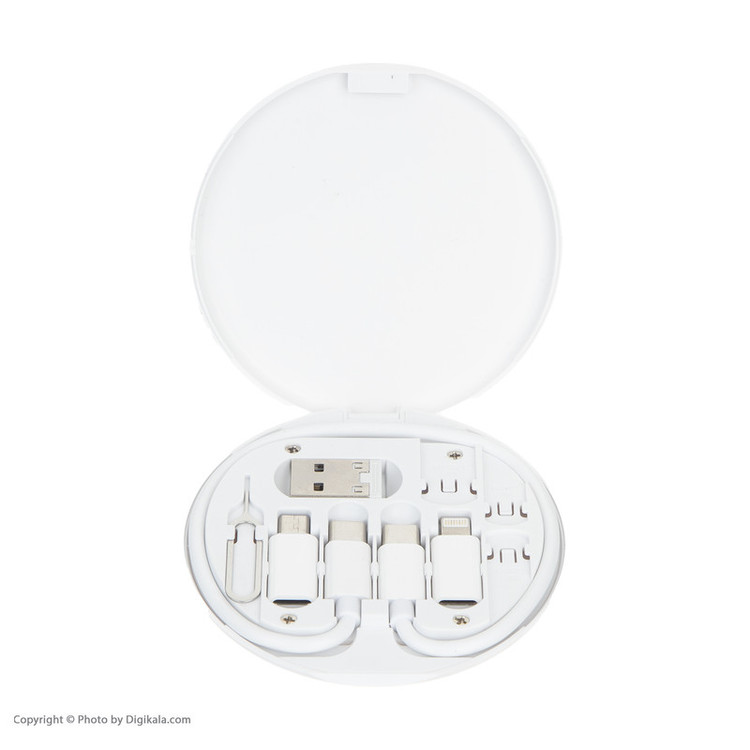 کابل تبدیل USB-C به USB-C / لایتنینگ / USB / micro USB تسکو مدل TCRA 1500 طول 0.22 متر