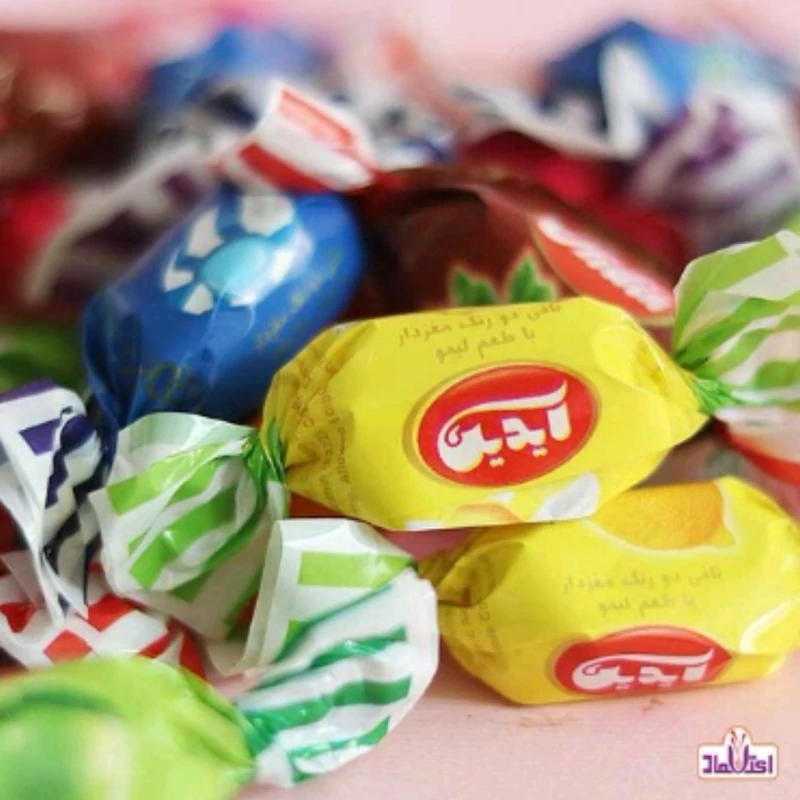 شکلات دورنگ میوه ای 500 گرمی آیدین