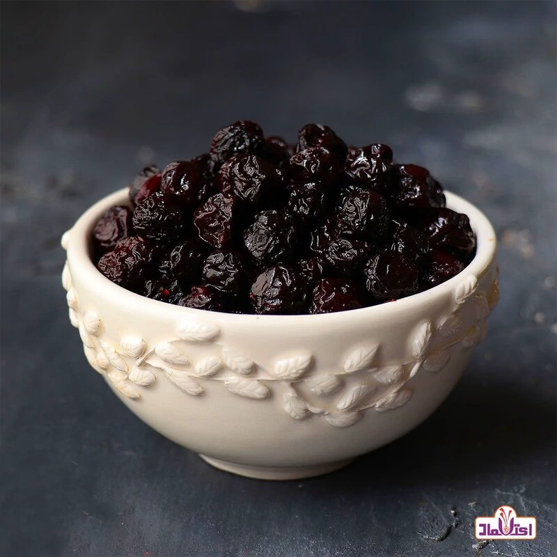 گیلاس خشک 250 گرمی تازه و خوشمزه (شیره دار )