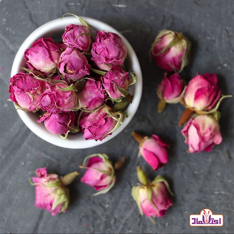 غنچه گل محمدی لوکس امسالی 25 گرمی اعتماد (غنچه گلمحمدی)