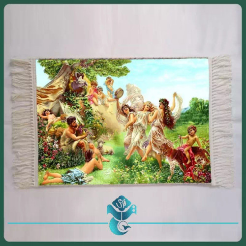 تابلو فرش طرح اروپایی سایز 50در70