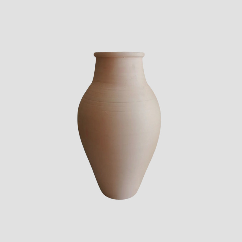 کوزه سفالی مدل خمره ای ساده