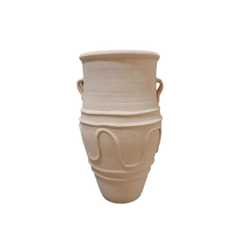 کوزه سفالی مدل خمره ای خام
