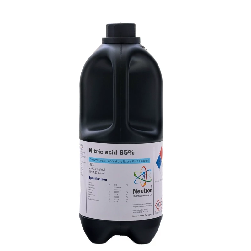 نیتریک اسید 65 درصد تیزاب دونیم لیتری نوترون شیمی