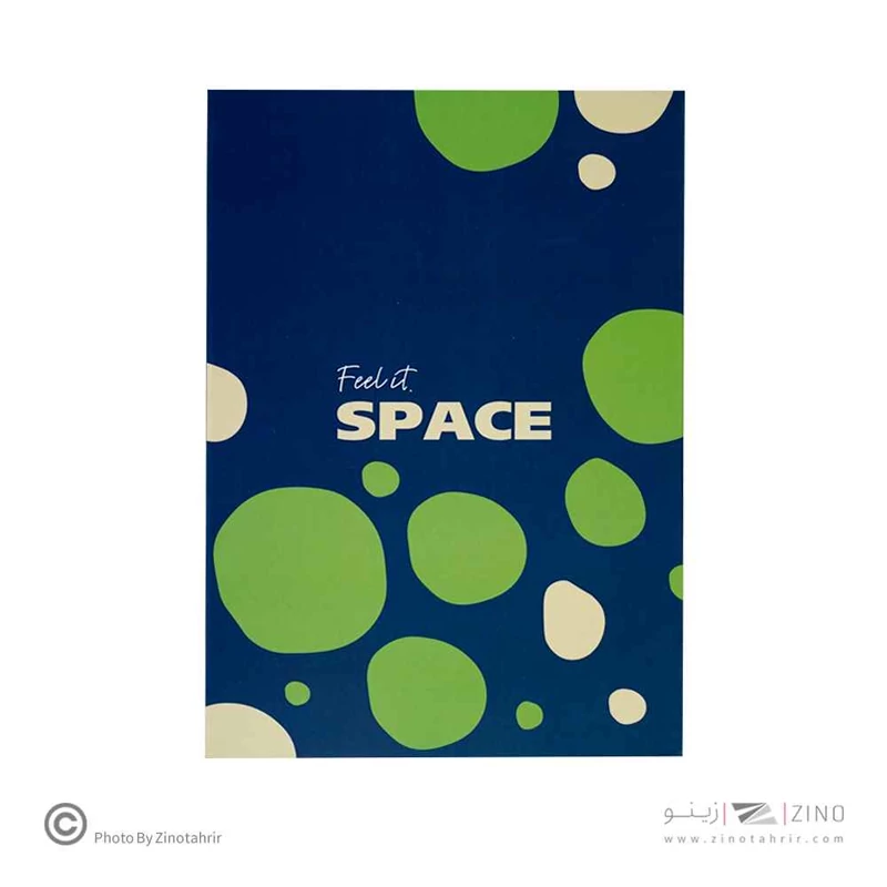 دفتر یادداشت ته چسب14.5*21 همین سریPassion طرحSPACE