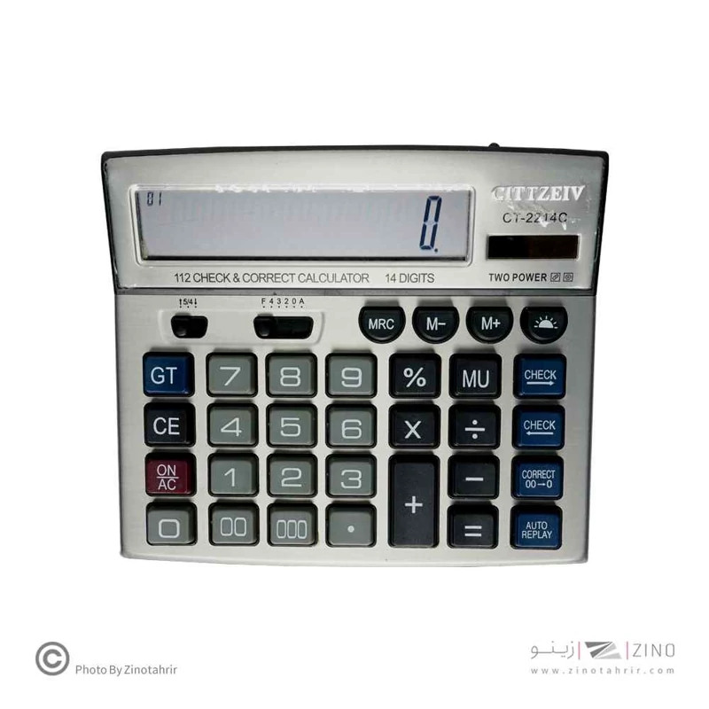 ماشین حساب رومیزی 3صفر 14رقم سیتی ژن CT-2214C