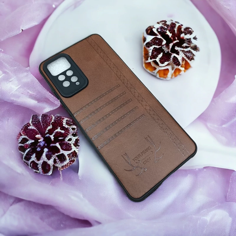 قاب چرمی انعطاف پذیر محافظ لنزدار مناسب برای گوشی Xiaomi Redmi Note 11 pro 4g-5g 2022-12 pro 4g