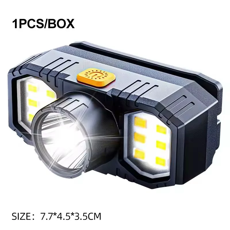 چراغ قوه هدلایت و پیشانی شارژی LED سه حالته مدل CREE XPE،مناسب برای کوهنوردی،کمپینگ،طبیعت گردی و فعالیت های شبانه