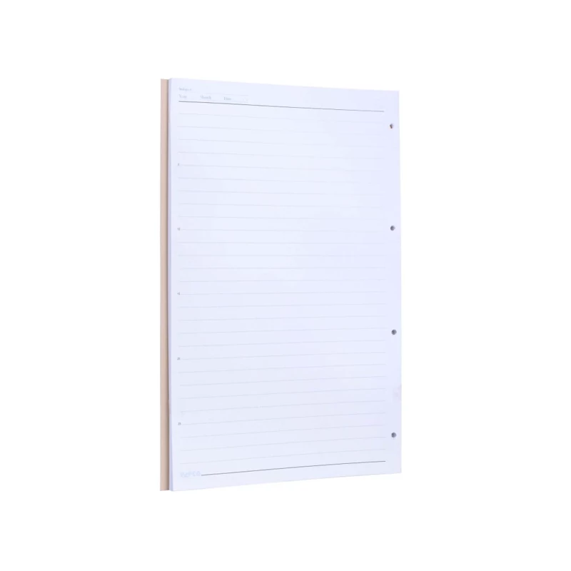 کاغذ کلاسوری 4 سوراخ زبان فارسی پاپکو  کد X1 سایز A4 - بسته 50 برگی