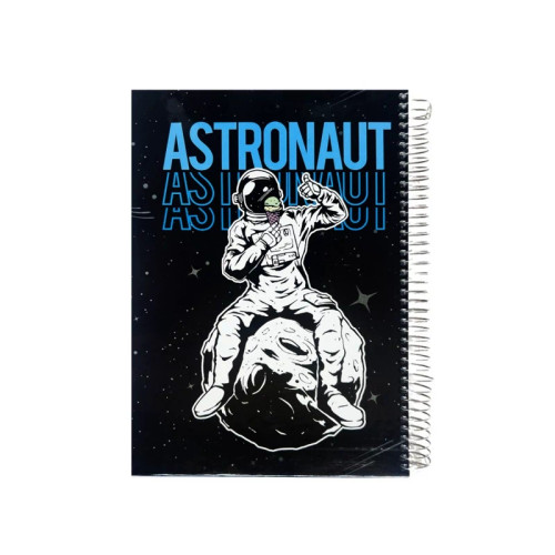 دفتر مشق سیمی 160 برگ پاپکو کد PN-6177 - طرح ASTRONAUT