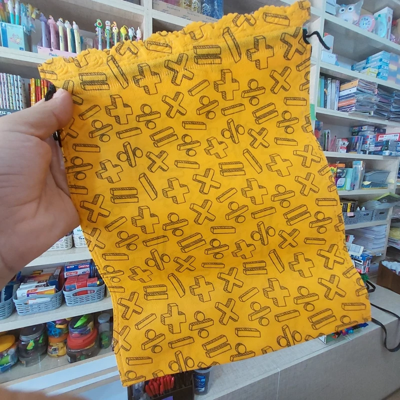 کیسه ریاضی بزرگ پارچه ای