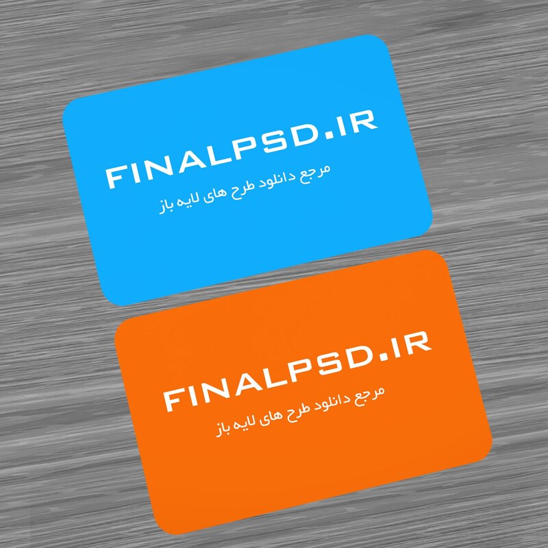چاپ کارت ویزیت لمینت براق دورگرد دورو  سری 1000 عددی