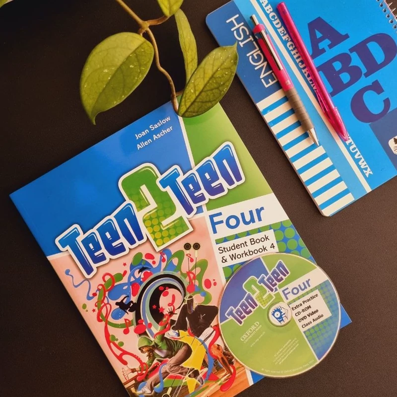 Teen 2 teen Four (کتاب تین تو تین 4 دارای QR کد حاوی فایل های صوتی)