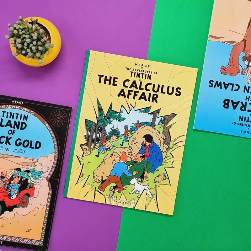کتاب ماجراهای تن تن و میلو، ماجرای تورنسل (The Adventures of Tintin The Calculus Affair)، زبان انگلیسی